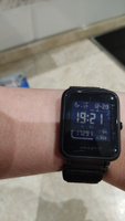 Универсальный нейлоновый Nylon ремешок 20 мм для часов Samsung Galaxy Watch, Huawei Watch, Honor, Xiaomi Amazfit и Garmin, черный #17, Ольга К.