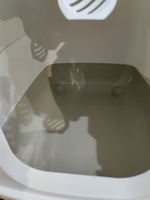Moderna туалет-домик Jumbo с угольным фильтром, 57х44х41см, теплый серый #8, Александр С.