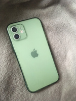 Чехол для Apple iPhone 12 / чехол на айфон 12 прозрачный зеленый #81, Таня К.