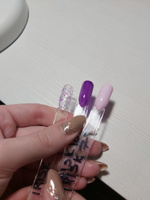 IRISK Набор гель лаков для ногтей №12 розовый, фиолетовый, прозрачный с блестками, 3 шт #76, Никита С.