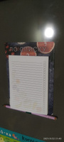 Блокнот планер отрывной магнитный на холодильник для записей в линейку "По списку" с держателем для ручки, LP Notes #3, Екатерина Ш.