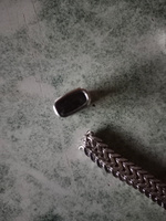 Браслет стальной цепочка на руку мужской из под серебро (21 размер) #8, Валерий К.