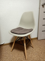 Комплект подушек на стул, коричневый, 38x39 см, 2 шт #17, Кирилл К.