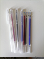 Набор термоисчезающих ручек для ткани, 4 ручки + 4 стержня #4, Алена Ч.