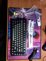 Игровая Клавиатура AKKO 5075B Plus Black&Sliver 3 Modes RGB Hot Swap V3 Cream Yellow Switch,ASA profile keycap #7, Аким Я.