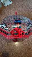Зонт детский трость "Леди Баг и Супер Кот", диаметр купола 80 см, свисток в комплекте #42, Оксана П.