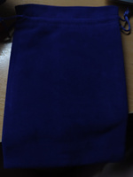 Мешочек подарочный бархатный 14х20 см, синий #10, Анастасия Ц.