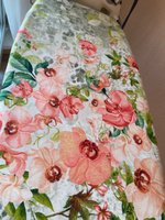 VARMAX Чехол для гладильной доски "Flowers", подкладка: войлок, 145 см х 55 см #2, Татьяна