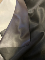 Ткань для шитья и рукоделия Кожа стрейч Алекса, отрез 1 м * 138 см, цвет коричневый #8, стрельникова в.