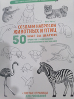 Скетчбук. Создаем наброски животных и птиц (зебра) #3, Гайнутдинова Разина