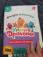 Умница. Книжка с наклейками для малышей и заданиями для развития детей "Фигуры и размеры". Логика и Математика для дошкольников. #1, Анна