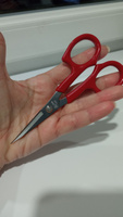 Ножницы для рукоделия, вышивания и мелких работ 13см, с изогнутыми кончиками #6, Елена Т.