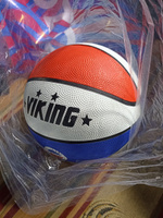 ВИКИНГ СПОРТ Мяч баскетбольный, 6 размер, красный #6, Виталий м.