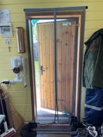 Антимоскитная штора на дверь, 210 на 95, цвет серый Lizi & Lenya #57, ВАЛЕРИЯ С.