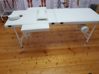 Массажный стол складной с регулировкой высоты, кушетка для массажа, кушетка для ресниц наращивания #63, Анзор А.