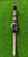 Кожаный ремешок для часов, Stailer, 14 мм, коричневый, с тиснением под аллигатора, стандартная длина #41, Сергей К.