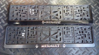 Рамка номерного знака для автомобиля Renault (2 шт) Рено #62, Влад М.