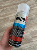 Грунт для пластика KUDO прозрачный быстросохнущий. Активатор адгезии, аэрозольная грунтовка, 520 мл #5, ПД УДАЛЕНЫ