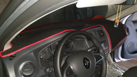 Накидка на панель Renault Sandero 2/Logan 2(кант красный,нескользящая основа) #4, вячеслав к.