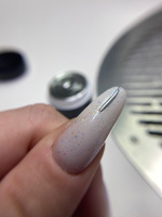 Гель краска для стемпинга аэропуффинга и дизайна ногтей PNB Gel Paint Silver Fusion UV/LED серебряное литье 5 мл #8, Диана Г.