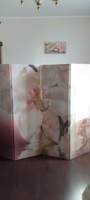 Ширма перегородка для зонирования "Орхидея. Айвори", 200 x 160 см #18, Лия Б.