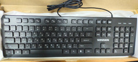 Клавиатура проводная для компьютера Sonnen Kb-8280, USB, 104 плоские клавиши, черная #3, Александр П.