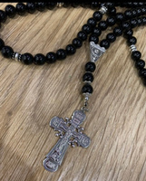 Четки православные с крестом "Спаси и Сохрани", из НАТУРАЛЬНОГО агата, 100 камней #6, Анжелика П.
