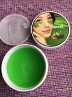 Корейские патчи для глаз с экстрактом авокадо. Гидрогелевые патчи под глаза SABBI avocado Hydrogel Eye patch (быстрый эффект, 60 штук, Green) Новинка #3, кудряшова жанна