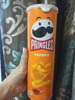 Чипсы Pringles ПАПРИКА 6 банок по 165 грамм. Картофельные снеки Принглс (чипсы) для дружной компании. Вкусный перекус. #14, Лейсан Ф.