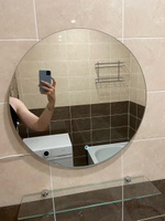 Зеркало круглое с подсветкой в ванную диаметр 50 см / сенсорная LED подсветка / зеркало на стену с подсветкой #7, Юрий С.