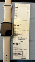 Гидрогелевая пленка для часов Apple Watch Series 7, 8, 9 (45mm) / Глянцевая защитная пленка с эффектом самовосстановления на смарт-часы Эпл Вотч 7, 8, 9 (45мм) / Комплект 3 шт. #49, Дарья К.