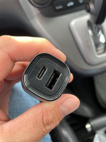 Автомобильное зарядное устройство / зарядка в прикуриватель / Krutoff CCH-03 USB QC 3.0 + PD Type-C, 36W (black) #2, Александр Н.