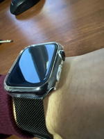 Защитный (противоударный) бампер на часы Apple watch / Пластиковый чехол на боковую поверхность для Apple watch (Эпл вотч) 7/8 Series, 45mm #15, Бобирбек Л.