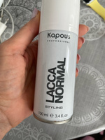 Kapous Professional Лак аэрозольный для волос нормальной фиксации Lacca Normal 100 мл #4, Юлия П.