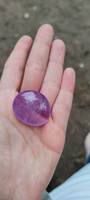 Натуральный камень самоцвет Аметист прозрачный лиловый оберег талисман амулет  2,5+ см  #5, Юлия П.