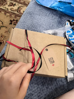 Крафтовая подарочная коробка "ДЛЯ ТЕБЯ"/ коробка для подарка с бумажным наполнителем тишью, атласными лентами, крафт биркой/ праздничная упаковка #58, Дарья Л.