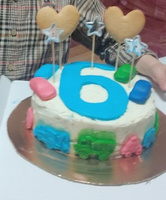 РОСДЕКОР / Мастика сахарная Голубая, голубика 500гр (Без ГМО) , украшение для торта и выпечки #77, Надежда П.