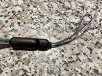 Универсальный нейлоновый шнурок / шнурок-петля на руку для телефона и наушников, Черный карабин #8, Егор П.