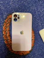 Чехол стеклянный для iPhone 11 с защитой для камеры, лавандовый глянцевый #148, Елена Ш.