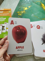 Карточки английский для детей (Обучающие логопедические карточки Домана, английский алфавит) 30 шт. #73, Александра Е.