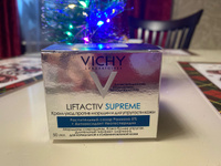 Vichy Liftactiv Supreme Антивозрастной лифтинг-крем для лица против морщин, для упругости и омоложения нормальной и комбинированной кожи, 50 мл #111, Анжела Р.