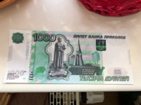 Забавная Пачка 1000 руб Эврика / Деньги Банка Приколов #66, Наталья