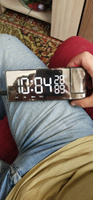 Зеркальные радиочасы с проекцией SM-1523U, радиоприемник FM с будильником #7, Максим С.