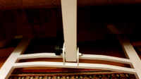 Складной компьютерный стол для ноутбука на колесах "Твист-2", стол для ноутбука с регулировкой высоты и угла наклона #дуб сонома/белый #7, Михаил С.