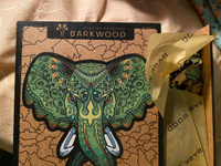 Деревянные пазлы для взрослых и детей Barkwood (Барквуд) Мудрый слон, настольная игра, фигурный пазл из дерева, развивающие игры, L 35*36 см, 284 деталей #2, Юлия П.