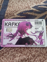 Наклейка на банковскую карту Хонкай Стар Рейл Кафка, без выреза под номер карты Honkai Star Rail Kafka #31, Ирина Р.