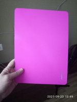 Доска / коврик для лепки Silwerhof Neon, А4, прямоугольная, пластик, розовая, толщина 1000 мкм #88, Ольга Ч.