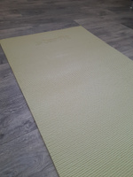 Коврик для йоги и фитнеса спортивный, коврик гимнастический STARFIT Core FM-101 PVC, 0,6 см, 173x61 см, желтый пастель, нескользящий спортивный #80, Анжела Л.