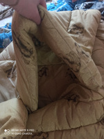 milan textile Одеяло 1,5 спальный 145x205 см, Зимнее, Всесезонное, с наполнителем Синтепух, комплект из 1 шт #7, Светлана К.