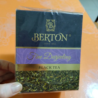 Чай в пакетиках черный листовой Berton Превосходный Дарджилинг, 20 пирамидок #2, Лидия Х.